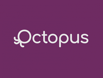 Image of the Octopus logo on a purple background